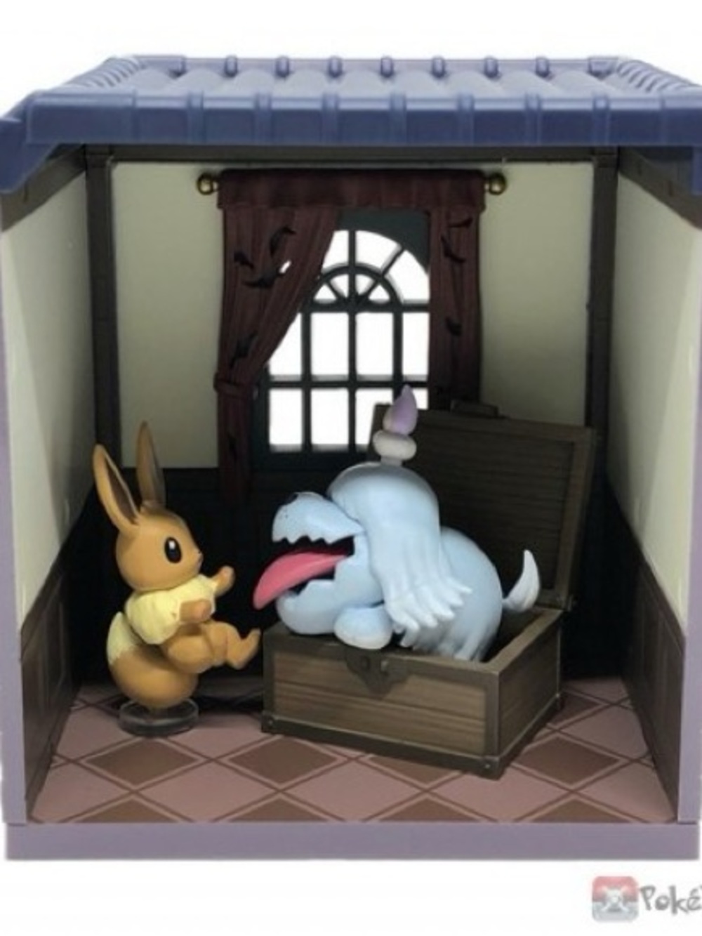 Pokémon Midnight mansion House 2 Collectible Re-ment Eevee and Greavard
